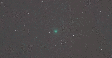 Imagens do cometa SWAN a partir do Brasil